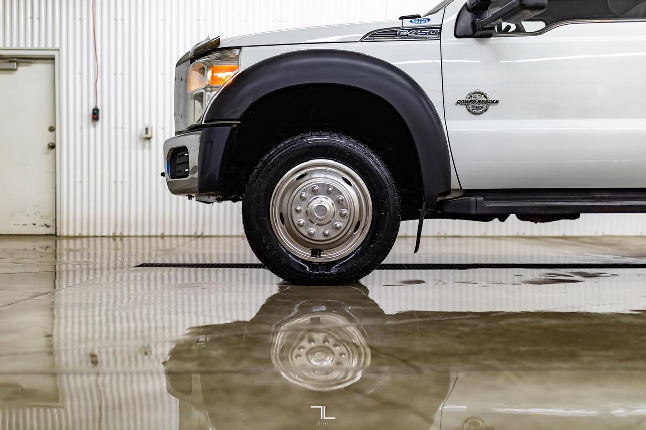 2014 Ford F-450 4x4 Crew Cab XLT Dually Deck Diesel Red Deer AB