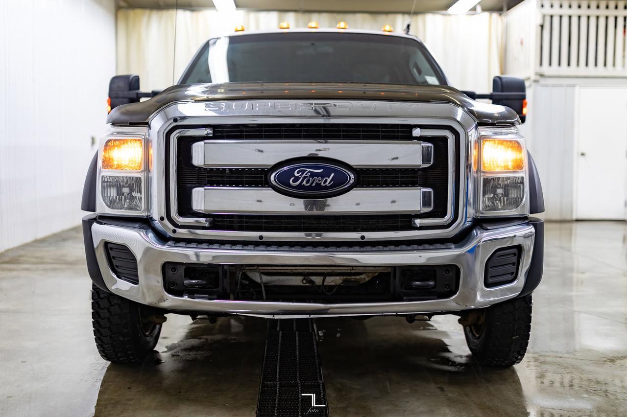 2014 Ford F-450 4x4 Crew Cab XLT Dually Deck Diesel Red Deer AB