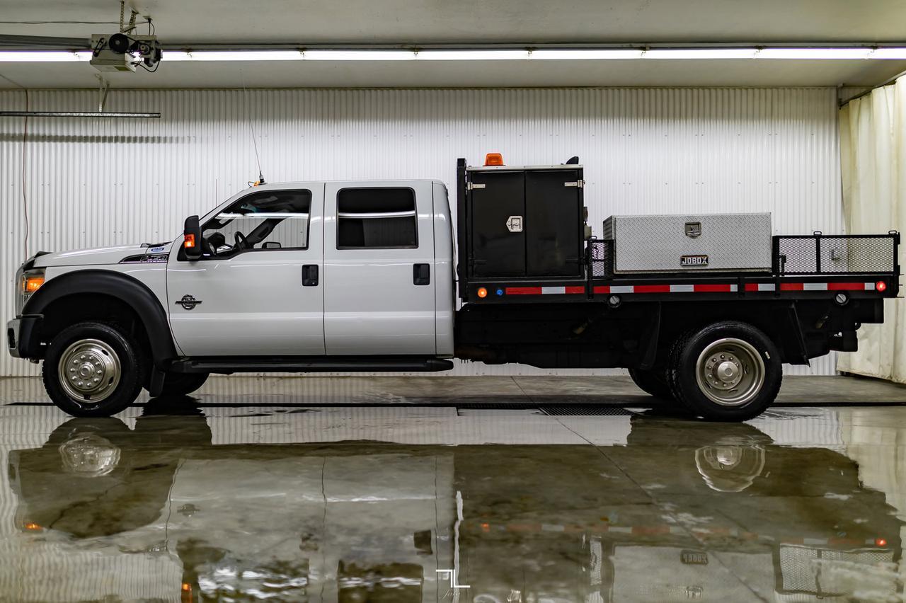 2014 Ford F-450 4x4 Crew Cab XLT Dually Deck Diesel Red Deer AB
