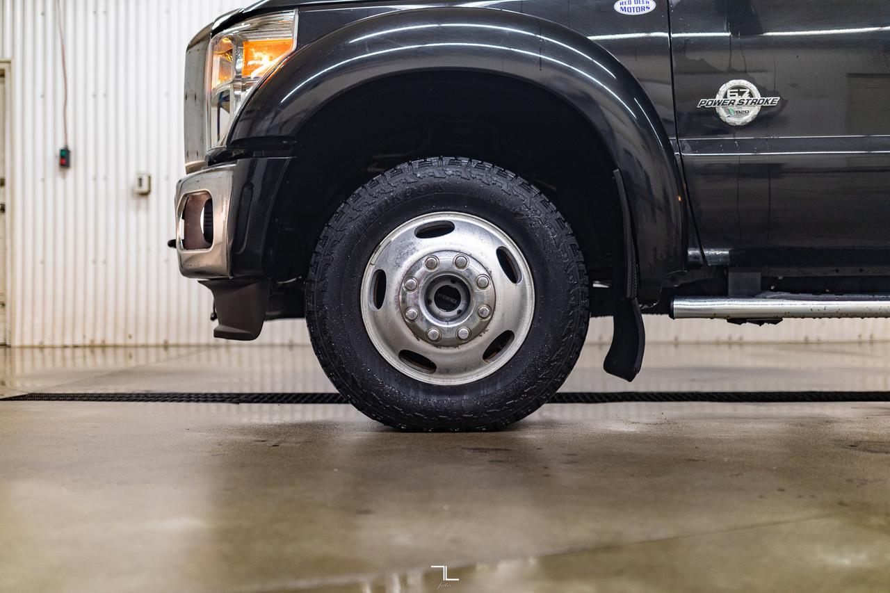 2014 Ford F-450 4x4 Crew Cab XLT Dually Deck Diesel Red Deer AB