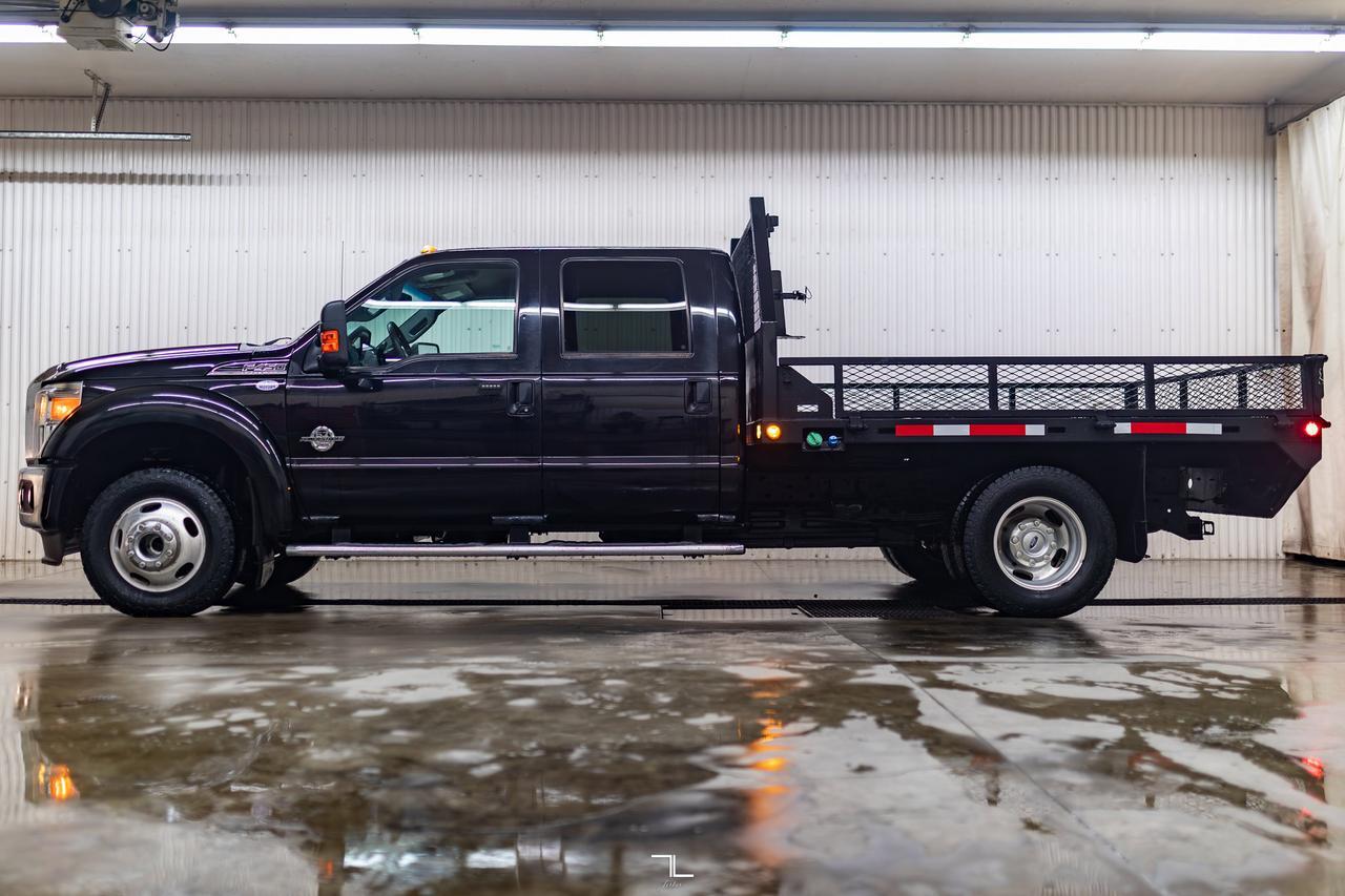 2014 Ford F-450 4x4 Crew Cab XLT Dually Deck Diesel Red Deer AB