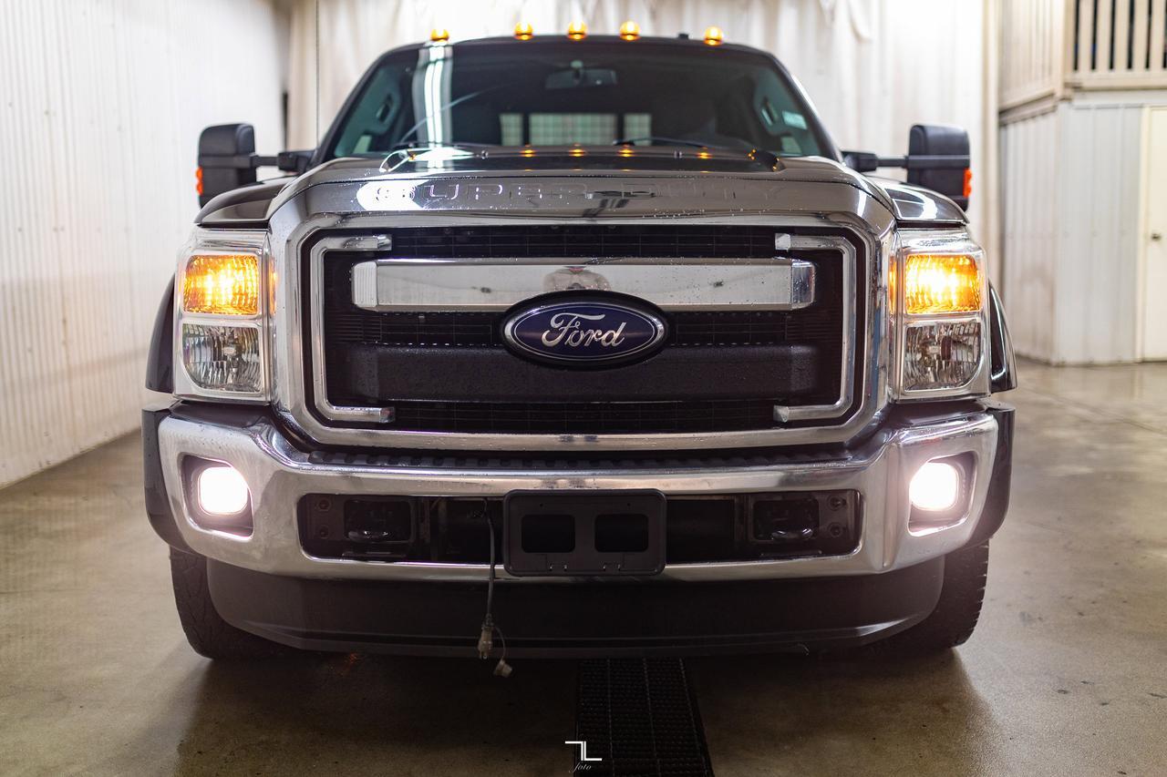 2014 Ford F-450 4x4 Crew Cab XLT Dually Deck Diesel Red Deer AB