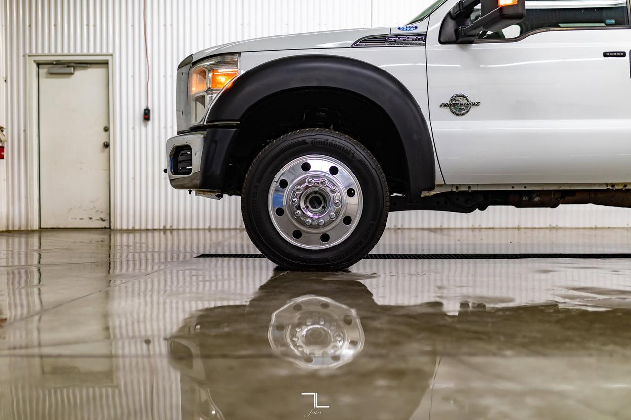 2014 Ford F-550 4x4 Crew Cab XLT Tilt Deck Diesel Red Deer AB