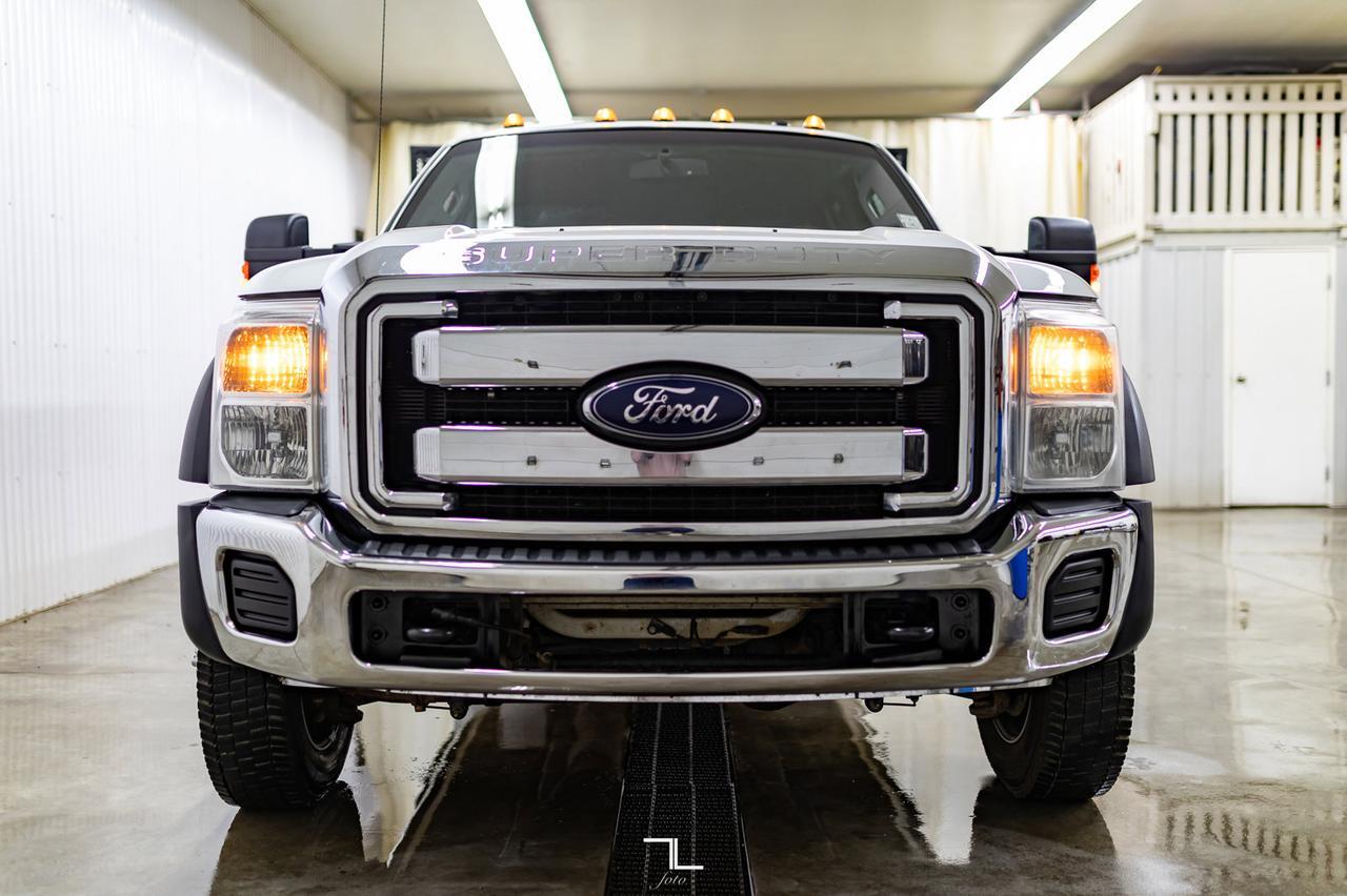 2014 Ford F-550 4x4 Crew Cab XLT Tilt Deck Diesel Red Deer AB