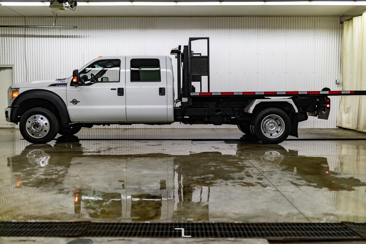 2014 Ford F-550 4x4 Crew Cab XLT Tilt Deck Diesel Red Deer AB