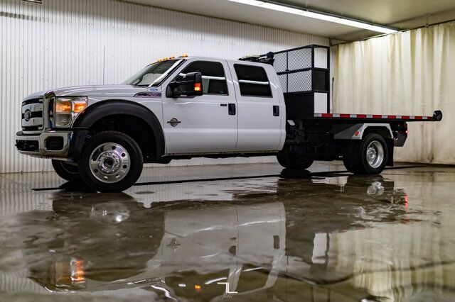 2014 Ford F-550 4x4 Crew Cab XLT Tilt Deck Diesel Red Deer AB