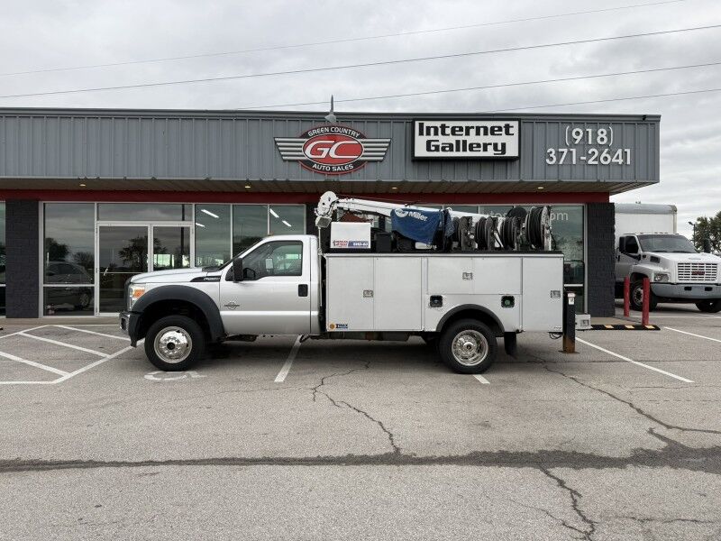 2014 Ford F-550 4x4 Diesel Stellar 7621 Crane