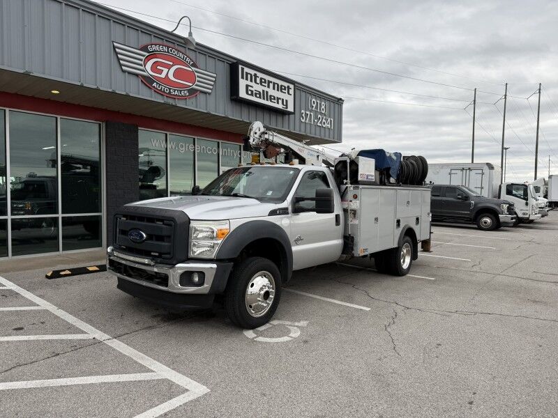 2014 Ford F-550 4x4 Diesel Stellar 7621 Crane XL Collinsville OK