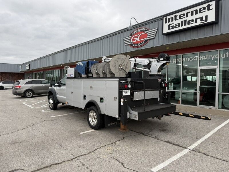 2014 Ford F-550 4x4 Diesel Stellar 7621 Crane XL Collinsville OK