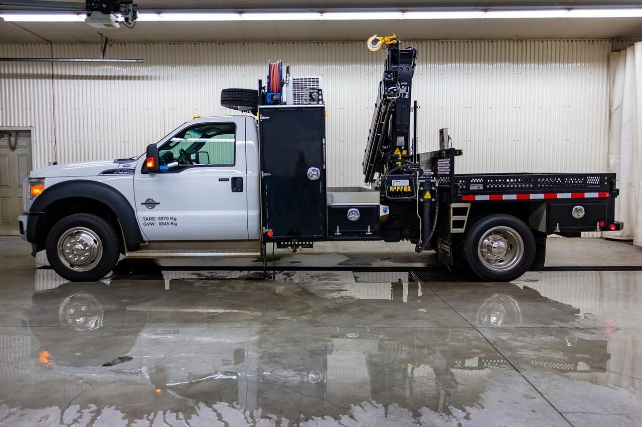 2014 Ford F-550 4x4 Reg Cab XLT Picker Red Deer AB