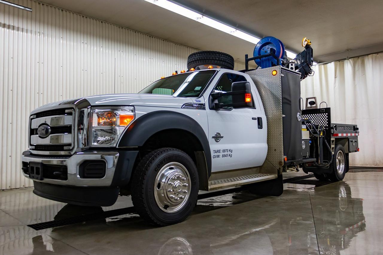 2014 Ford F-550 4x4 Reg Cab XLT Picker Red Deer AB