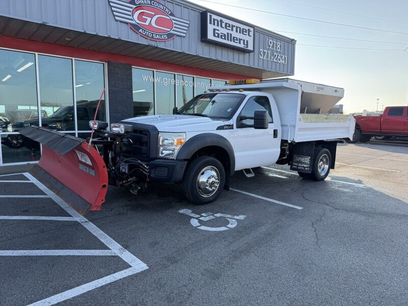 2014 Ford F-550 4x4 V10 Dumpbed w/ Spreader & Plow XL Collinsville OK