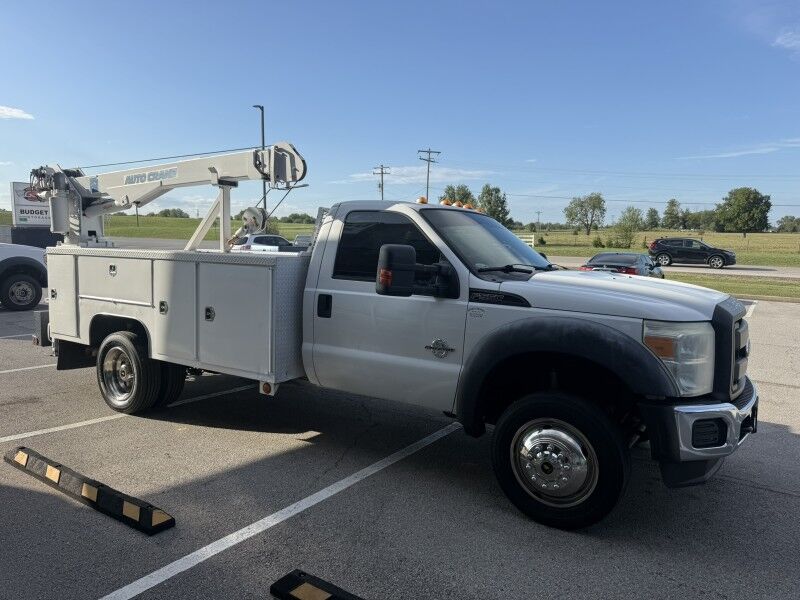 2014 Ford F-550 Diesel Utility w/ 5005EH Auto Crane XL Collinsville OK