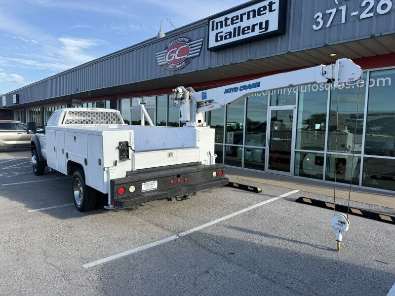 2014 Ford F-550 Diesel Utility w/ 5005EH Auto Crane XL Collinsville OK