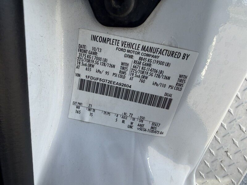 2014 Ford F-550 Diesel Utility w/ 5005EH Auto Crane XL Collinsville OK
