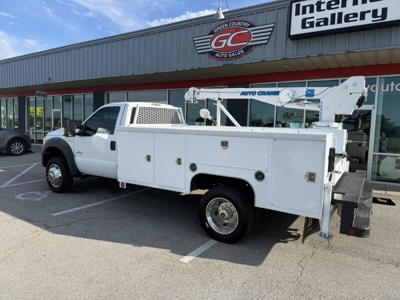 2014 Ford F-550 Diesel Utility w/ 5005EH Auto Crane XL Collinsville OK