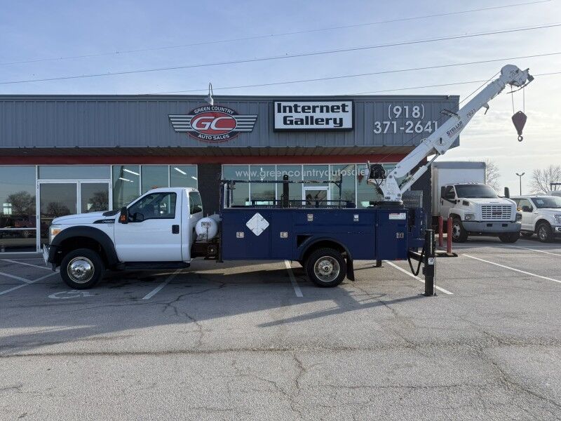 2014 Ford F-550 V10 4x4 LP Stellar 7621 Crane XL Collinsville OK