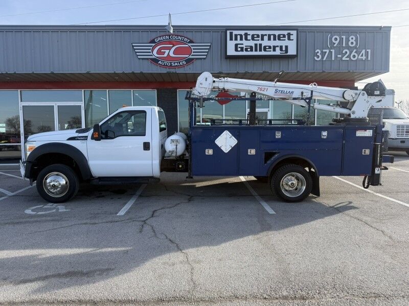2014 Ford F-550 V10 4x4 LP Stellar 7621 Crane XL Collinsville OK
