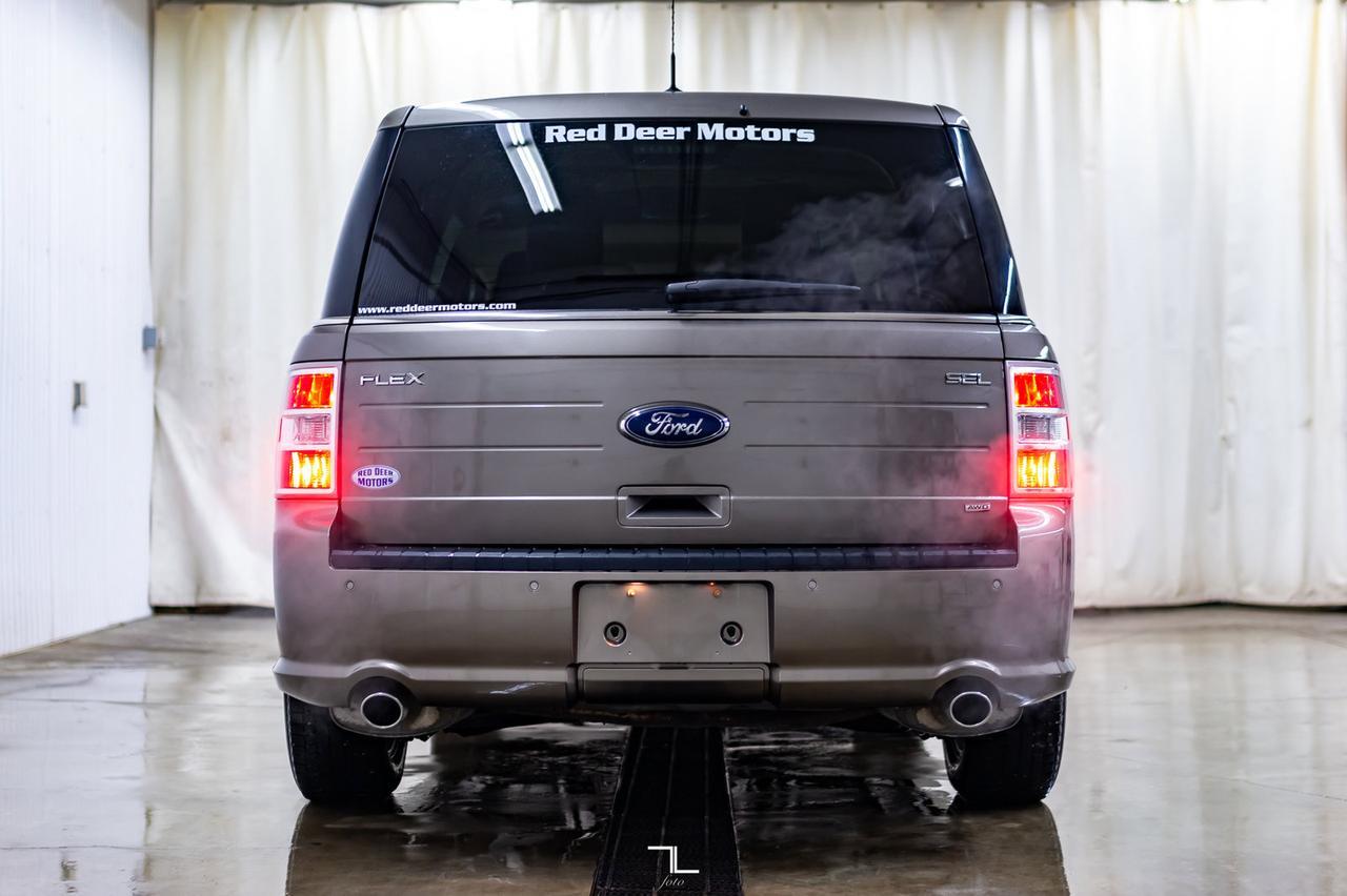 2014 Ford Flex AWD SEL 3rd Row Heated Seats Red Deer AB