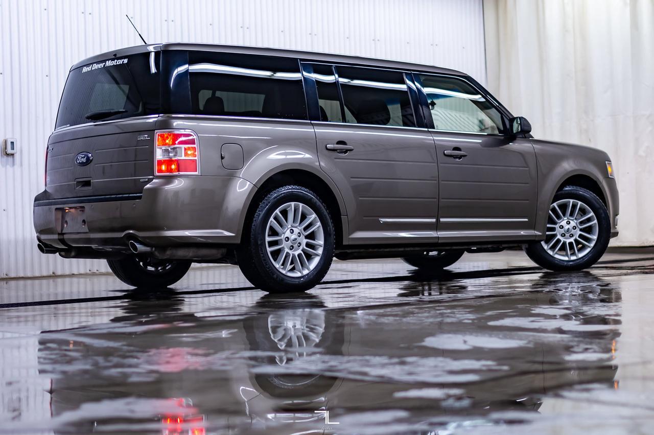 2014 Ford Flex AWD SEL 3rd Row Heated Seats Red Deer AB