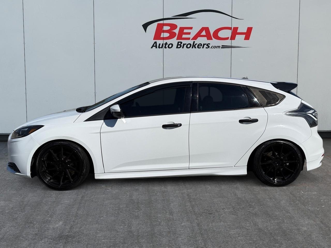 2014 Ford Focus ST, KEYLESS ENTRY, PUSH BUTTON START, POWER MIRRORS, ALL WEATHER FLOOR MATS, USB, AUX, BLUETOOTH, BLACK WHEELS, REAR SPOILER, LEATHER WRAPPED STEERING WHEEL, COMPACT BUT SPACIOUS - A CAR THAT FITS YOUR LIFE AND YOUR BUDGET! Norfolk VA