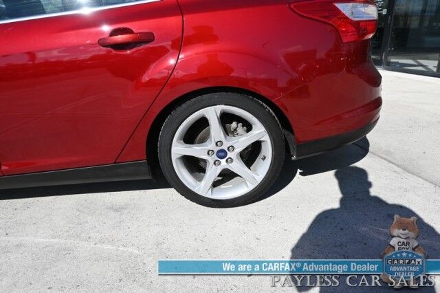 2014 Ford Focus Titanium / Auto Start / Power & Heated Leather Seats / Sunroof / Sony Speakers / Cruise Control / Bluetooth / Keyless Entry & Start / Back Up Camera / Aluminum Wheels / 37 MPG Anchorage AK