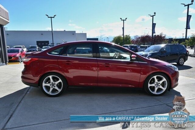 2014 Ford Focus Titanium / Auto Start / Power & Heated Leather Seats / Sunroof / Sony Speakers / Cruise Control / Bluetooth / Keyless Entry & Start / Back Up Camera / Aluminum Wheels / 37 MPG Anchorage AK