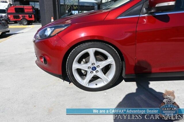 2014 Ford Focus Titanium / Auto Start / Power & Heated Leather Seats / Sunroof / Sony Speakers / Cruise Control / Bluetooth / Keyless Entry & Start / Back Up Camera / Aluminum Wheels / 37 MPG Anchorage AK