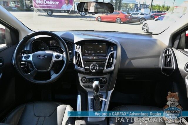2014 Ford Focus Titanium / Auto Start / Power & Heated Leather Seats / Sunroof / Sony Speakers / Cruise Control / Bluetooth / Keyless Entry & Start / Back Up Camera / Aluminum Wheels / 37 MPG Anchorage AK
