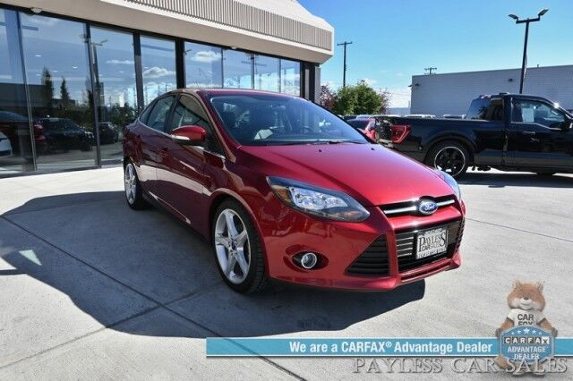 2014 Ford Focus Titanium / Auto Start / Power & Heated Leather Seats / Sunroof / Sony Speakers / Cruise Control / Bluetooth / Keyless Entry & Start / Back Up Camera / Aluminum Wheels / 37 MPG Anchorage AK
