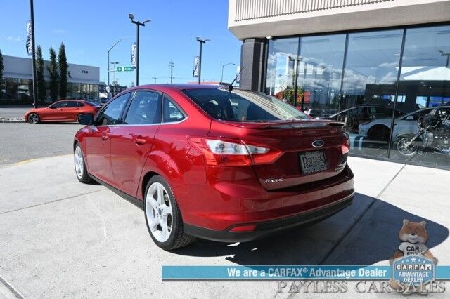 2014 Ford Focus Titanium / Auto Start / Power & Heated Leather Seats / Sunroof / Sony Speakers / Cruise Control / Bluetooth / Keyless Entry & Start / Back Up Camera / Aluminum Wheels / 37 MPG Anchorage AK