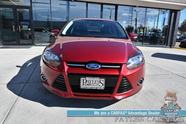 2014 Ford Focus Titanium / Auto Start / Power & Heated Leather Seats / Sunroof / Sony Speakers / Cruise Control / Bluetooth / Keyless Entry & Start / Back Up Camera / Aluminum Wheels / 37 MPG Anchorage AK