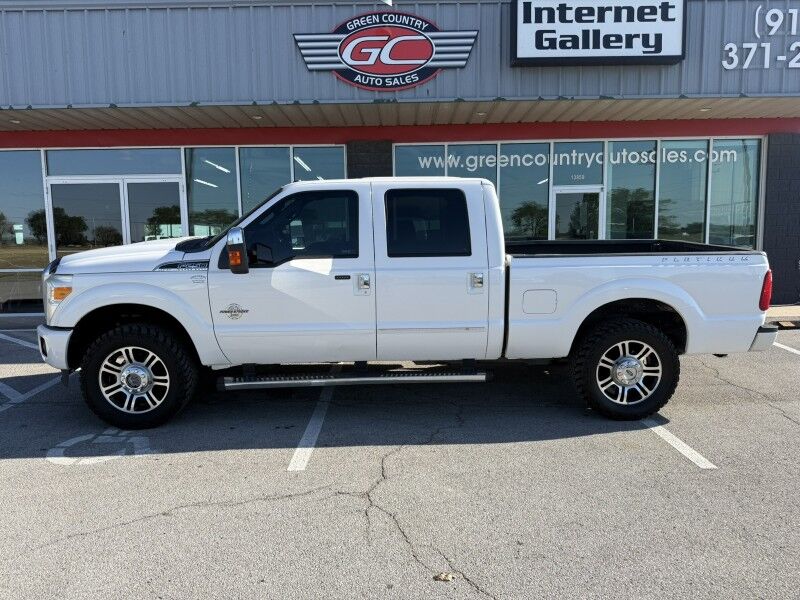 2014 Ford Super Crew F-250 4x4 Diesel Platinum Loaded! Collinsville OK