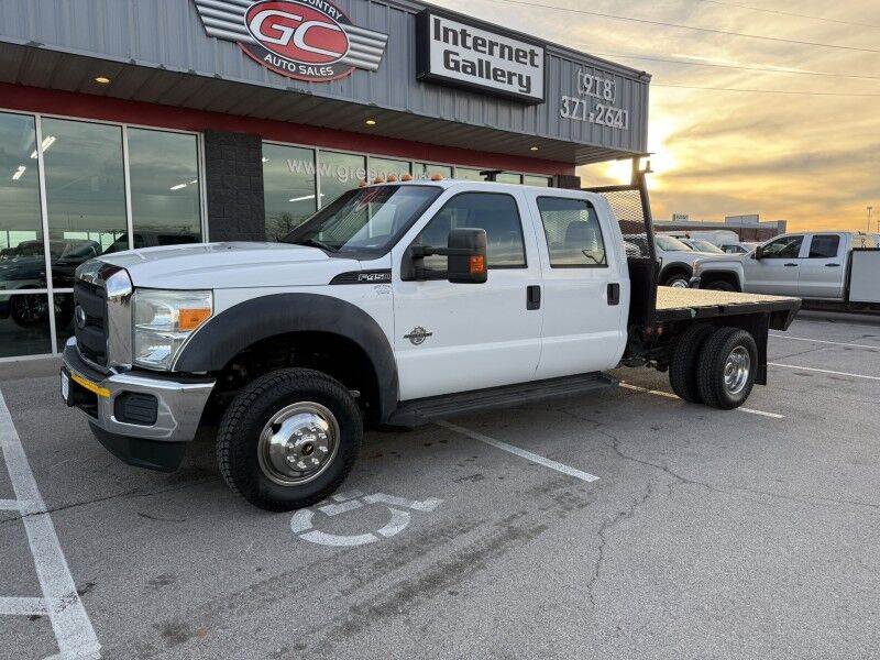 2014 Ford Super Crew F-450 4x4 Diesel Flatbed