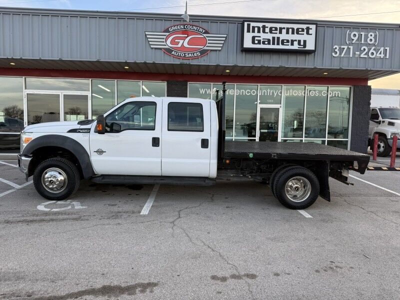 2014 Ford Super Crew F-450 4x4 Diesel Flatbed XLT Collinsville OK