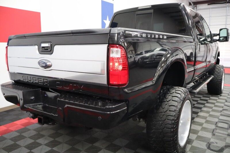 2014 Ford Super Duty F-250 Platinum BDS Lift FOX 22in American Force Sinister 37in Tires Arlington TX