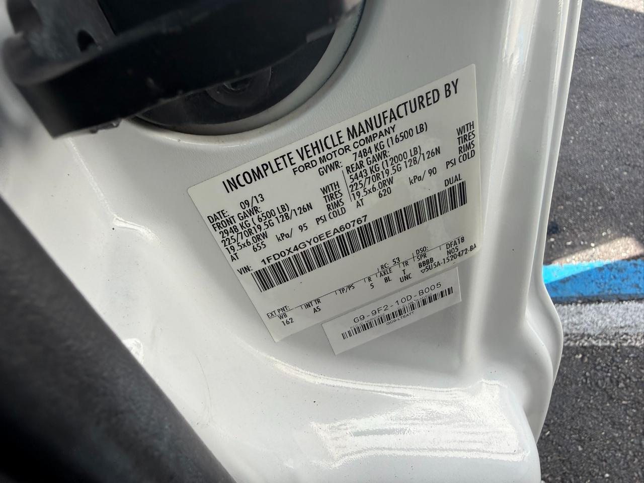 2014 Ford Super Duty F-450 DRW 2WD SuperCab 162" WB 60" CA XLT Jacksonville FL