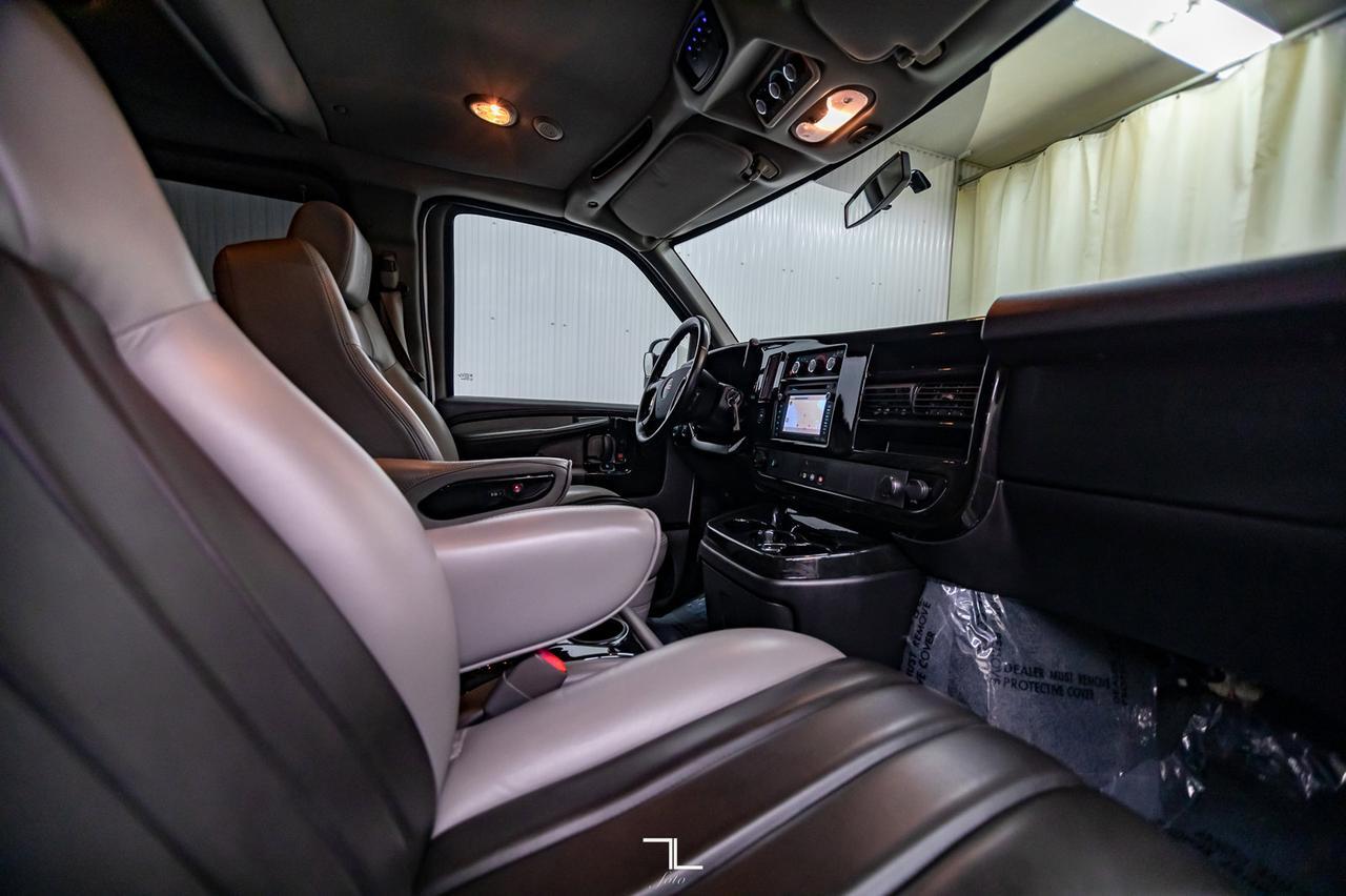 2014 GMC Savana 1500 AWD Explorer Conversion Van Leather Roof TV Red Deer AB