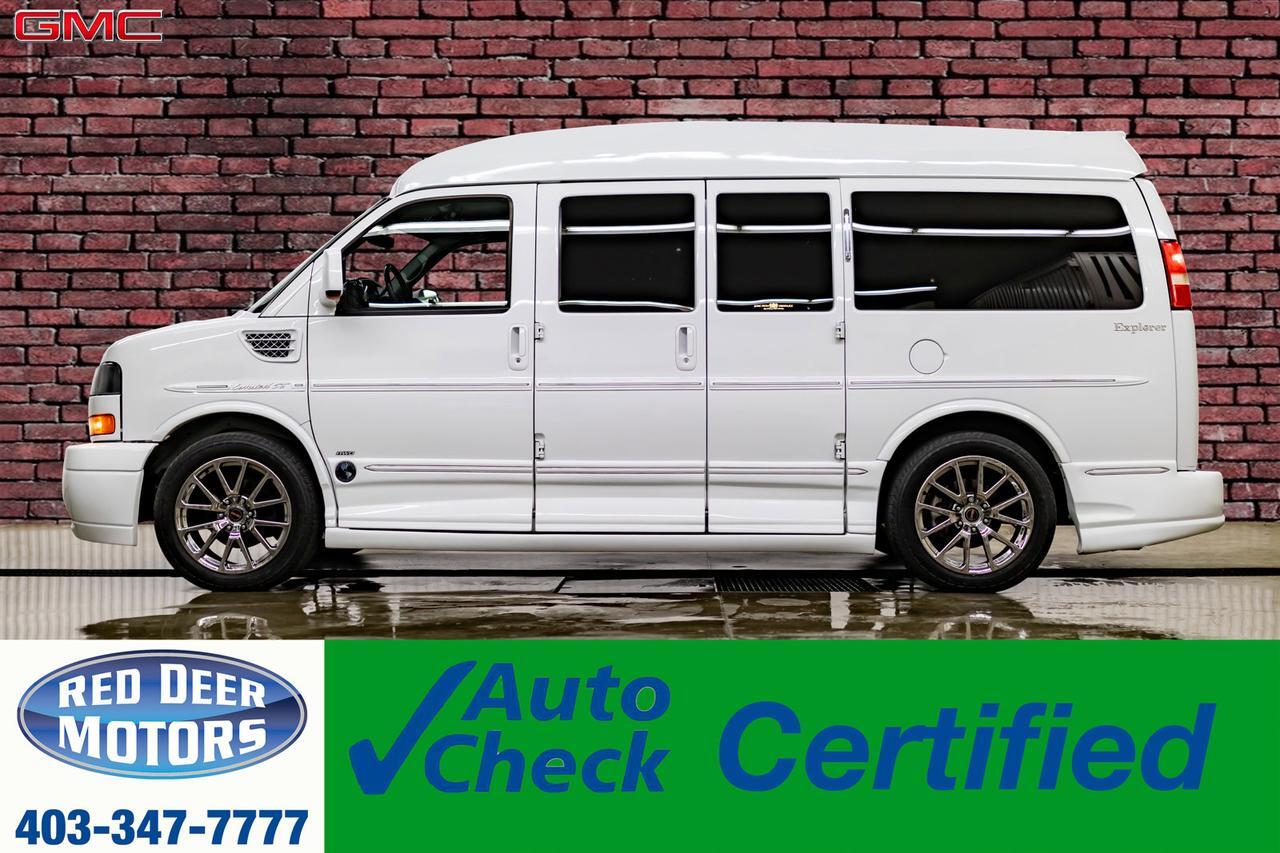 2014 GMC Savana 1500 AWD Explorer Conversion Van Leather Roof TV Red Deer AB
