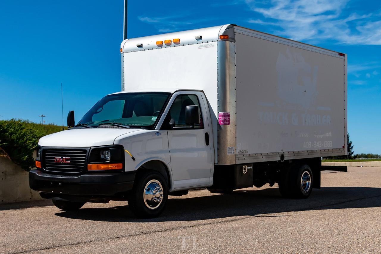 2014 GMC Savana 3500 Cube Van Red Deer AB