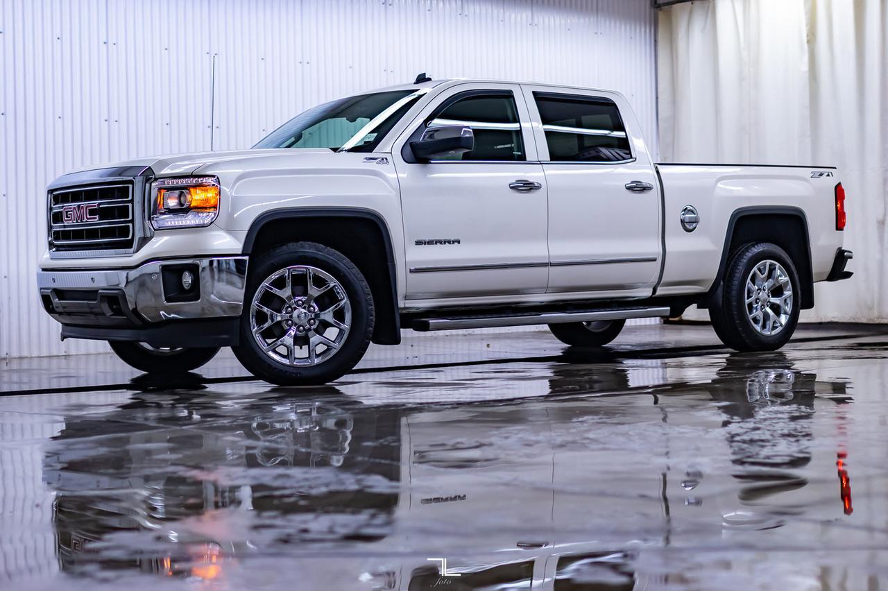 2014 GMC Sierra 1500 4x4 Crew Cab SLT Leather Nav DVD Red Deer AB