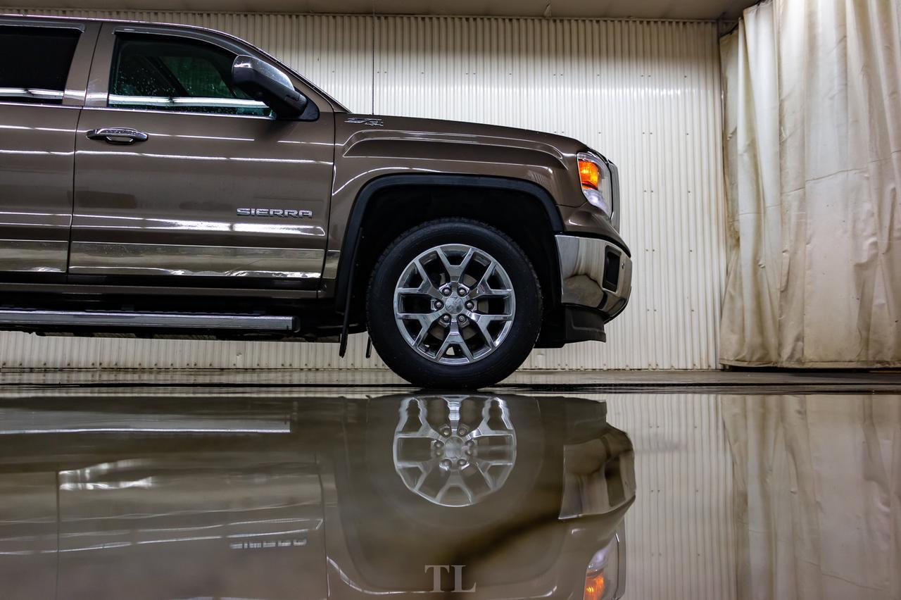 2014 GMC Sierra 1500 4x4 Crew Cab SLT Z71 Leather Roof Nav Red Deer AB