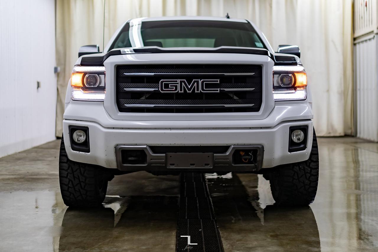 2014 GMC Sierra 1500 4x4 Double Cab SLE All Terrain Leather BCam Level Kit Red Deer AB