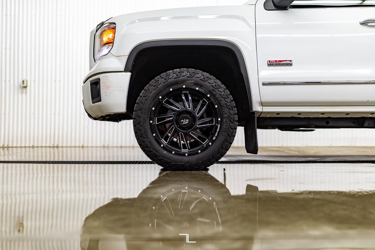 2014 GMC Sierra 1500 4x4 Double Cab SLE All Terrain Leather BCam Level Kit Red Deer AB