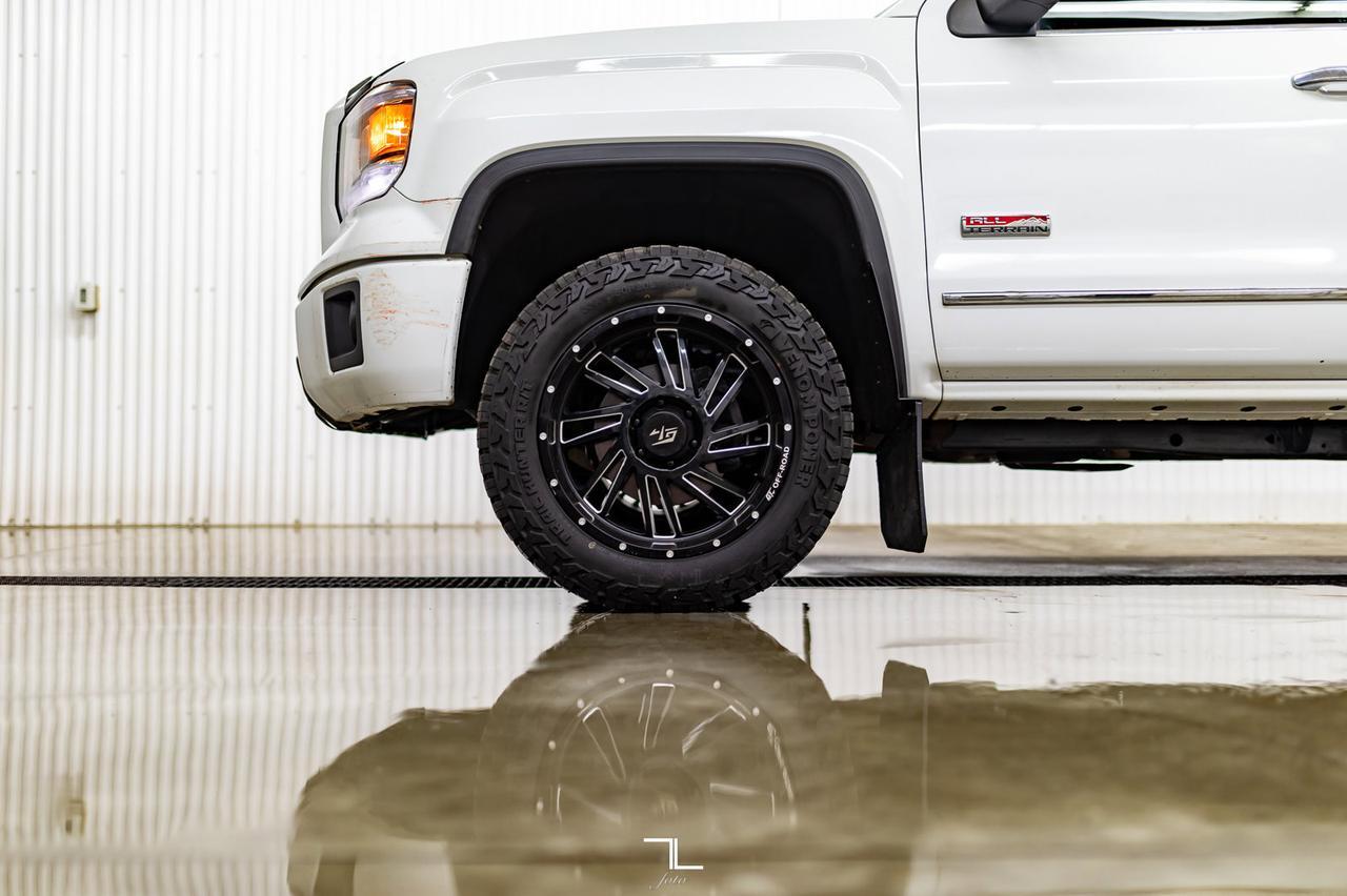 2014 GMC Sierra 1500 4x4 Double Cab SLE All Terrain Leather BCam Level Kit Red Deer AB