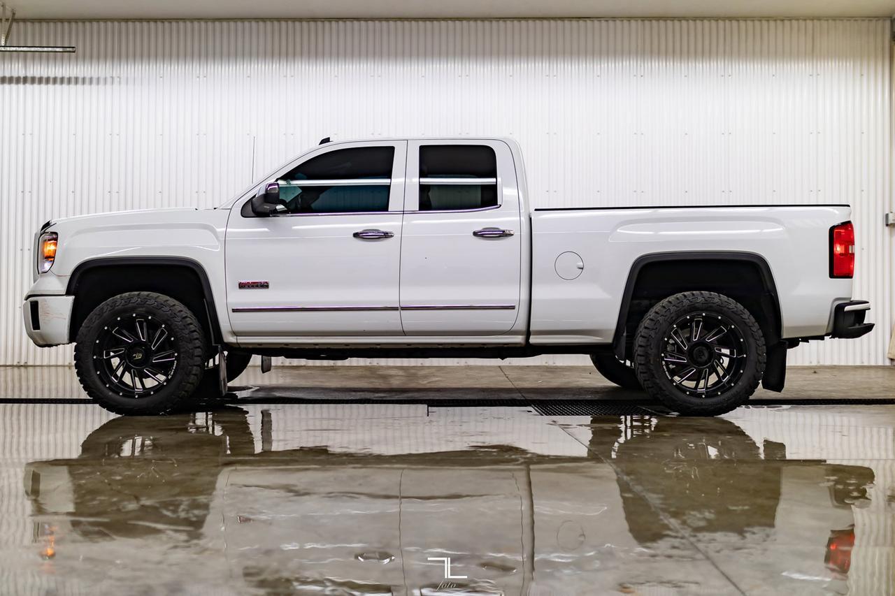 2014 GMC Sierra 1500 4x4 Double Cab SLE All Terrain Leather BCam Level Kit Red Deer AB