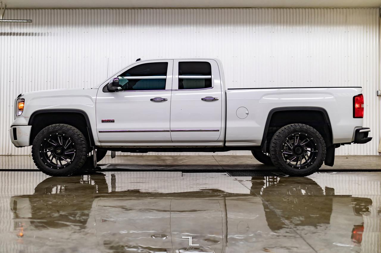 2014 GMC Sierra 1500 4x4 Double Cab SLE All Terrain Leather BCam Level Kit Red Deer AB