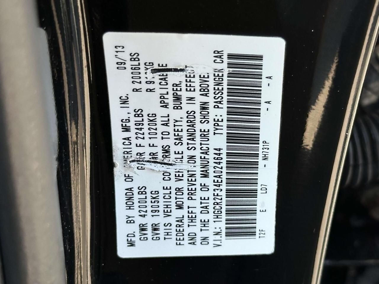 2014 Honda Accord LX Alexandria VA