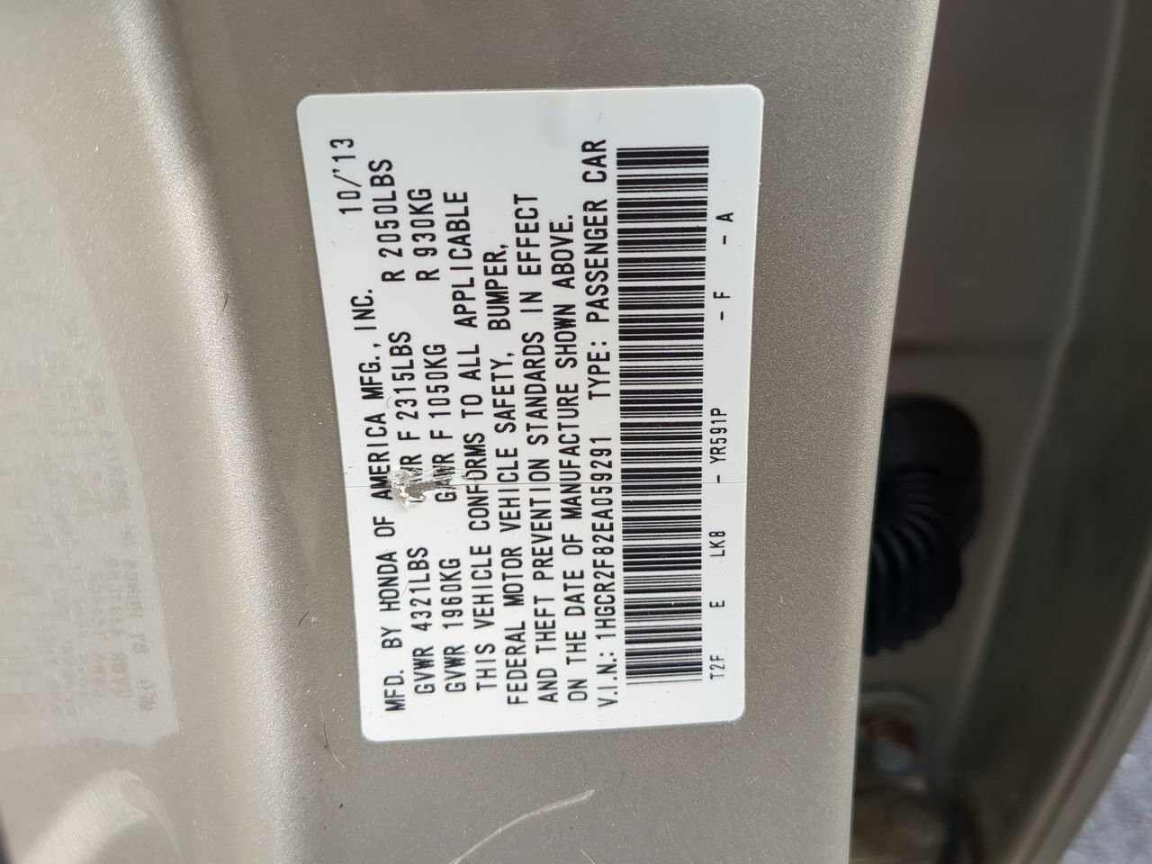 2014 Honda Accord Sedan EX-L Winder GA