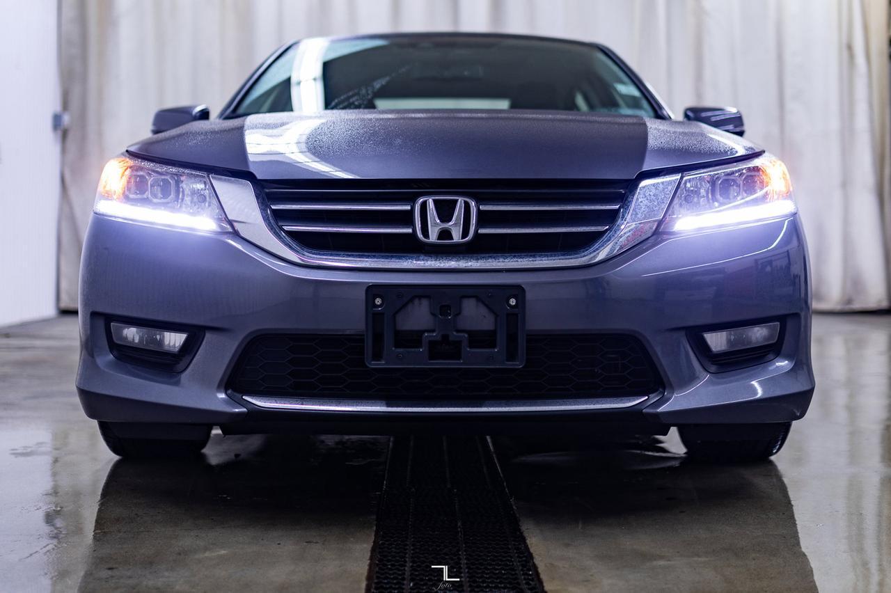 2014 Honda Accord Sedan Touring Manual Leather Roof Nav BCam Red Deer AB